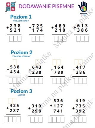 Pakiet działań pisemnych