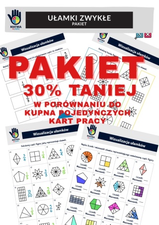 Ułamki zwykłe PAKIET
